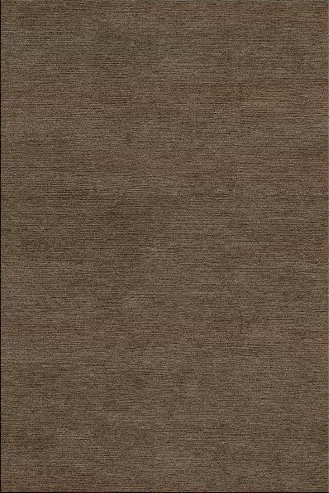 Plain Mid Brown Rug by Rug Couture 