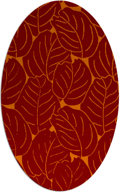 collected leaves rug - item 225926