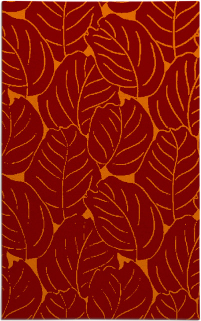 collected leaves rug - item 226278
