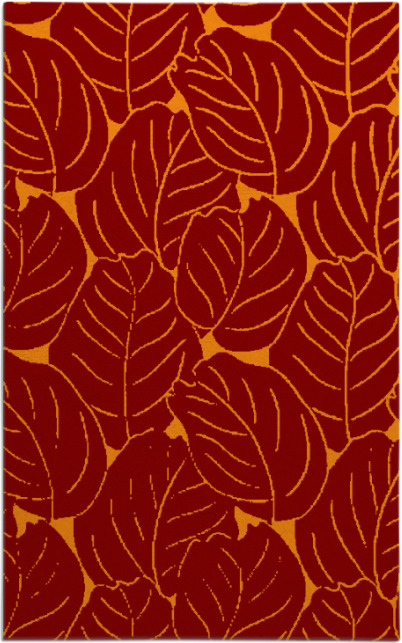 collected leaves rug - item 226280