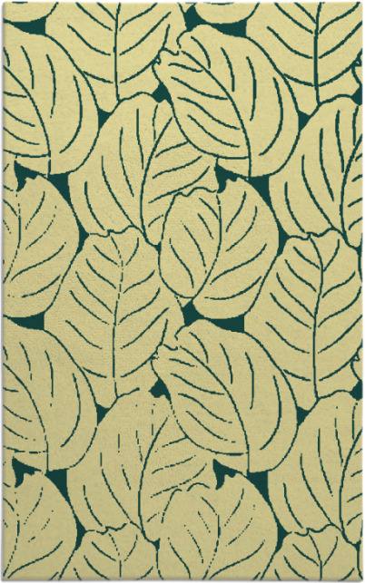 collected leaves rug - item 226293
