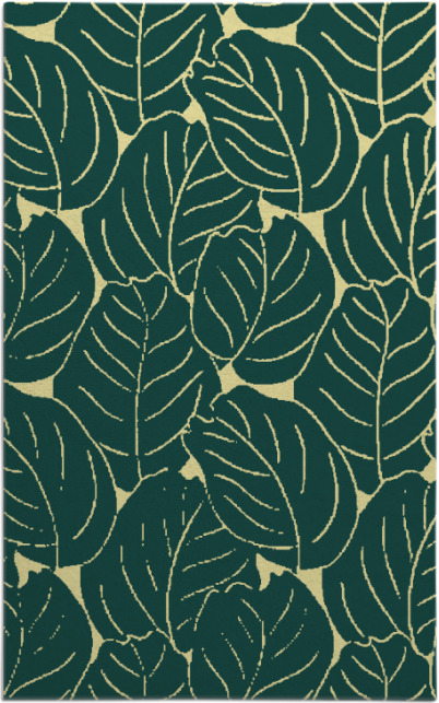 collected leaves rug - item 226294