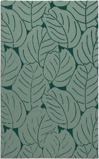 collected leaves rug - item 226295