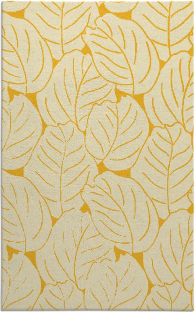 collected leaves rug - item 226377