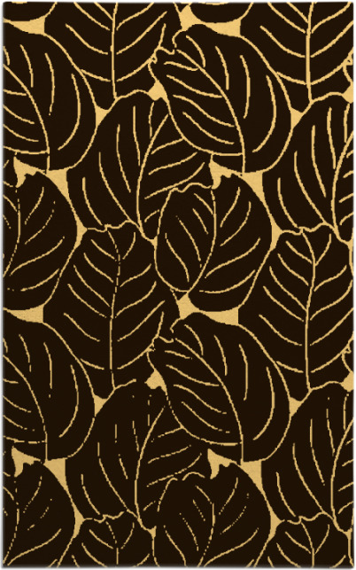 collected leaves rug - item 226388