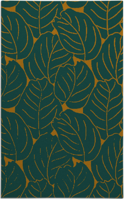collected leaves rug - item 226395