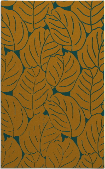 collected leaves rug - item 226396