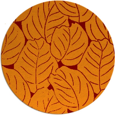 collected leaves rug - item 226631