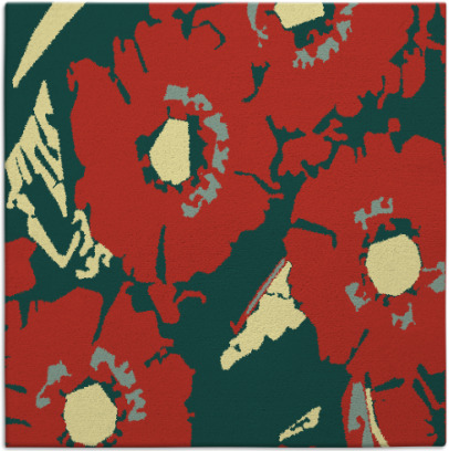 popping poppy rug - item 676150