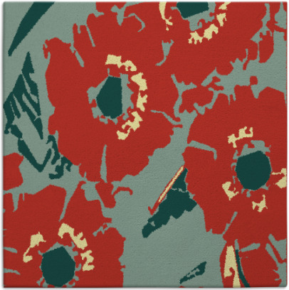 popping poppy rug - item 676151
