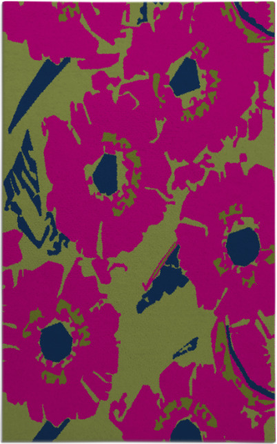 popping poppy rug - item 676686