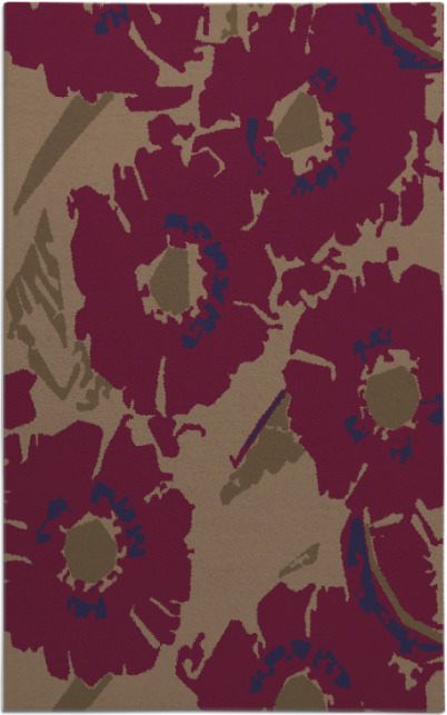 popping poppy rug - item 676760