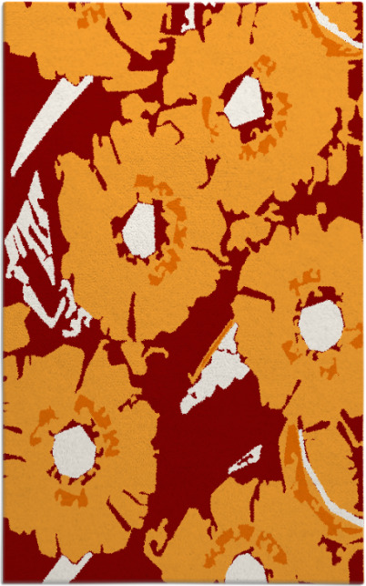 popping poppy rug - item 676843