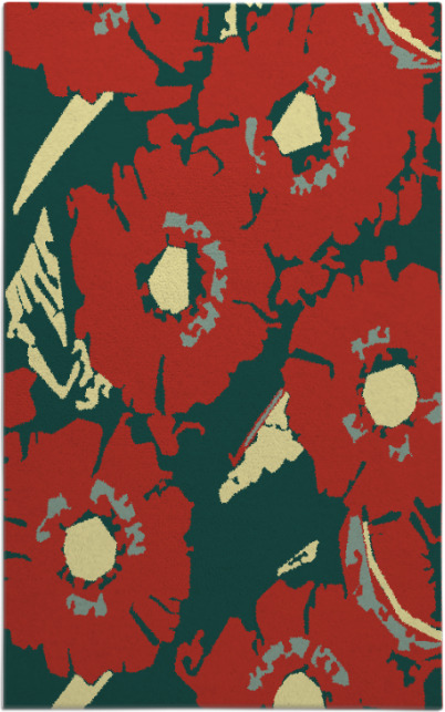 popping poppy rug - item 676854