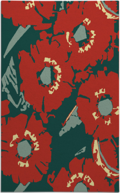 popping poppy rug - item 676856