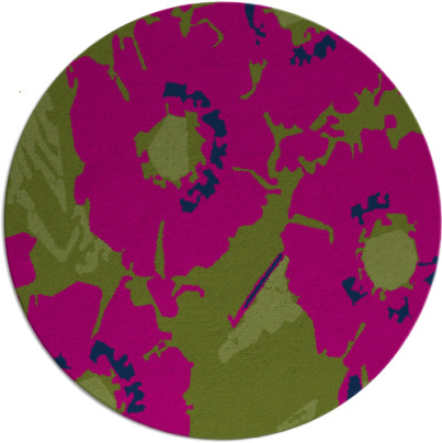 popping poppy rug - item 677039