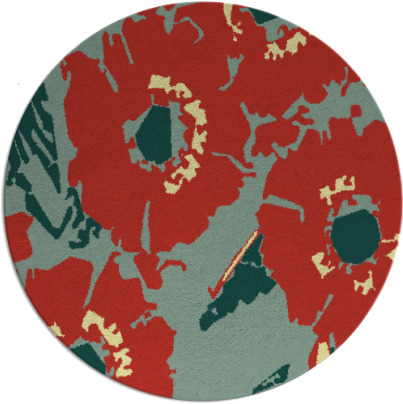 popping poppy rug - item 677207