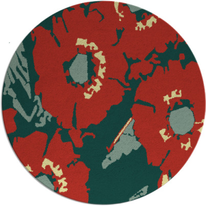 popping poppy rug - item 677208