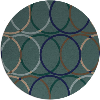 its a round rug rug - item 706954