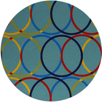 its a round rug rug - item 707091