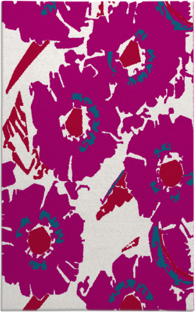popping poppy rug - item 893325