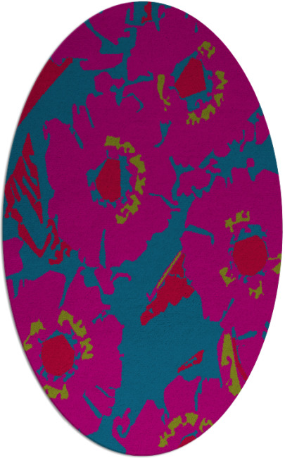 popping poppy rug - item 901165